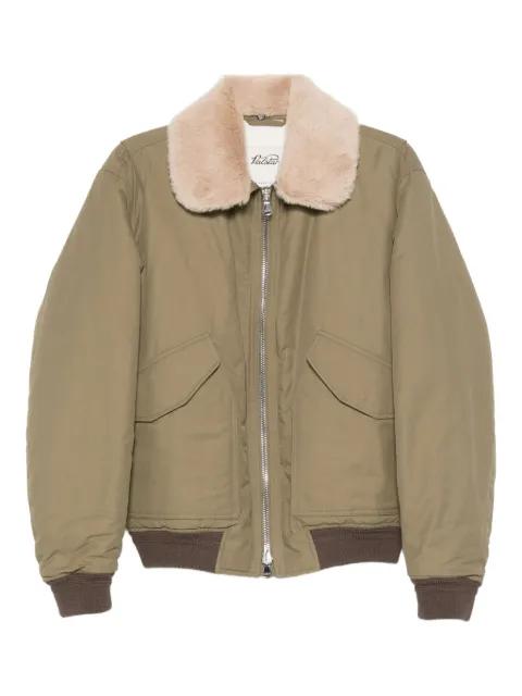 faux-fur collar bomber jacket by VALSTAR