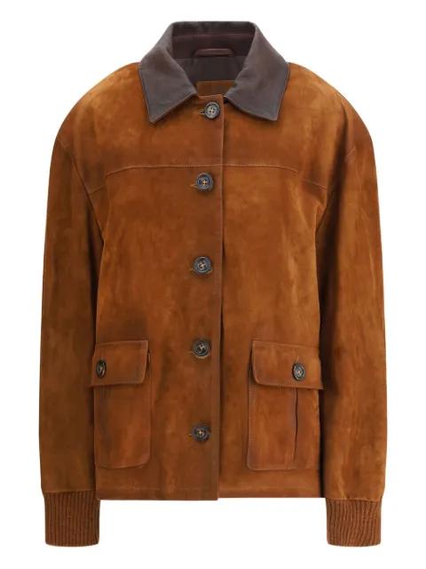 suede buttoned jacket by VALSTAR
