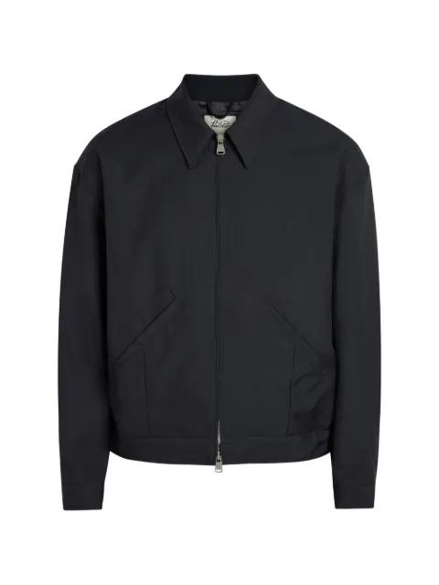 zip-up spread-collar jacket by VALSTAR