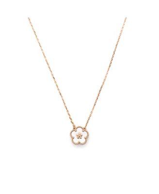Lucky Spring Plum Blossom Pendant Necklace 18K Rose Gold and Mother of Pearl by  VAN CLEEF&ARPELS