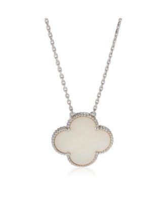 Magic Alhambra 18k White Gold Pendant by  VAN CLEEF&ARPELS