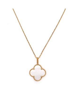 Magic Alhambra Long Necklace 18K Gold and Mother of Pearl by VAN CLEEF&ARPELS Magic Alhambra Long Necklace 18K Gold and Mother of Pearl by VAN CLEEF&ARPELS