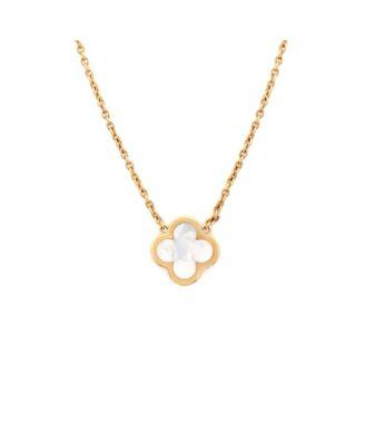 Pure Alhambra Pendant Necklace 18K Gold and Mother of Pearl by VAN CLEEF&ARPELS Pure Alhambra Pendant Necklace 18K Gold and Mother of Pearl by VAN CLEEF&ARPELS