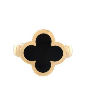 Pure Alhambra Ring 18K Gold and Onyx by  VAN CLEEF&ARPELS