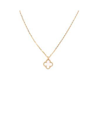 Sweet Alhambra Pendant Necklace 18K Gold and Mother of Pearl by  VAN CLEEF&ARPELS