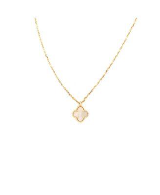 Sweet Alhambra Pendant Necklace 18K Gold and Mother of Pearl by  VAN CLEEF&ARPELS