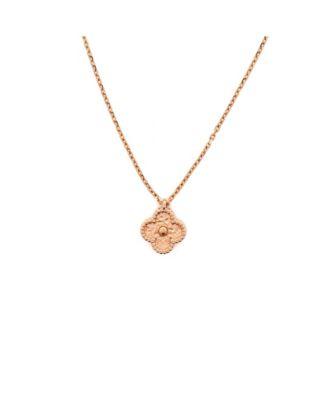Sweet Alhambra Pendant Necklace 18K Rose Gold by  VAN CLEEF&ARPELS