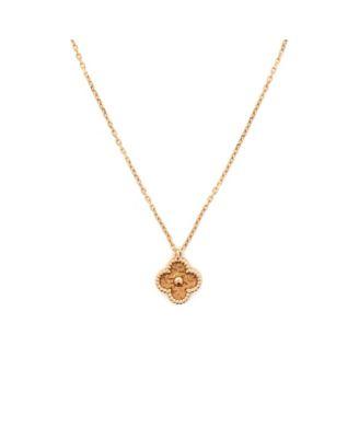 Sweet Alhambra Pendant Necklace 18K Rose Gold by  VAN CLEEF&ARPELS