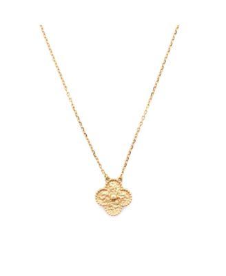 Vintage Alhambra Pendant Necklace 18K Gold by  VAN CLEEF&ARPELS