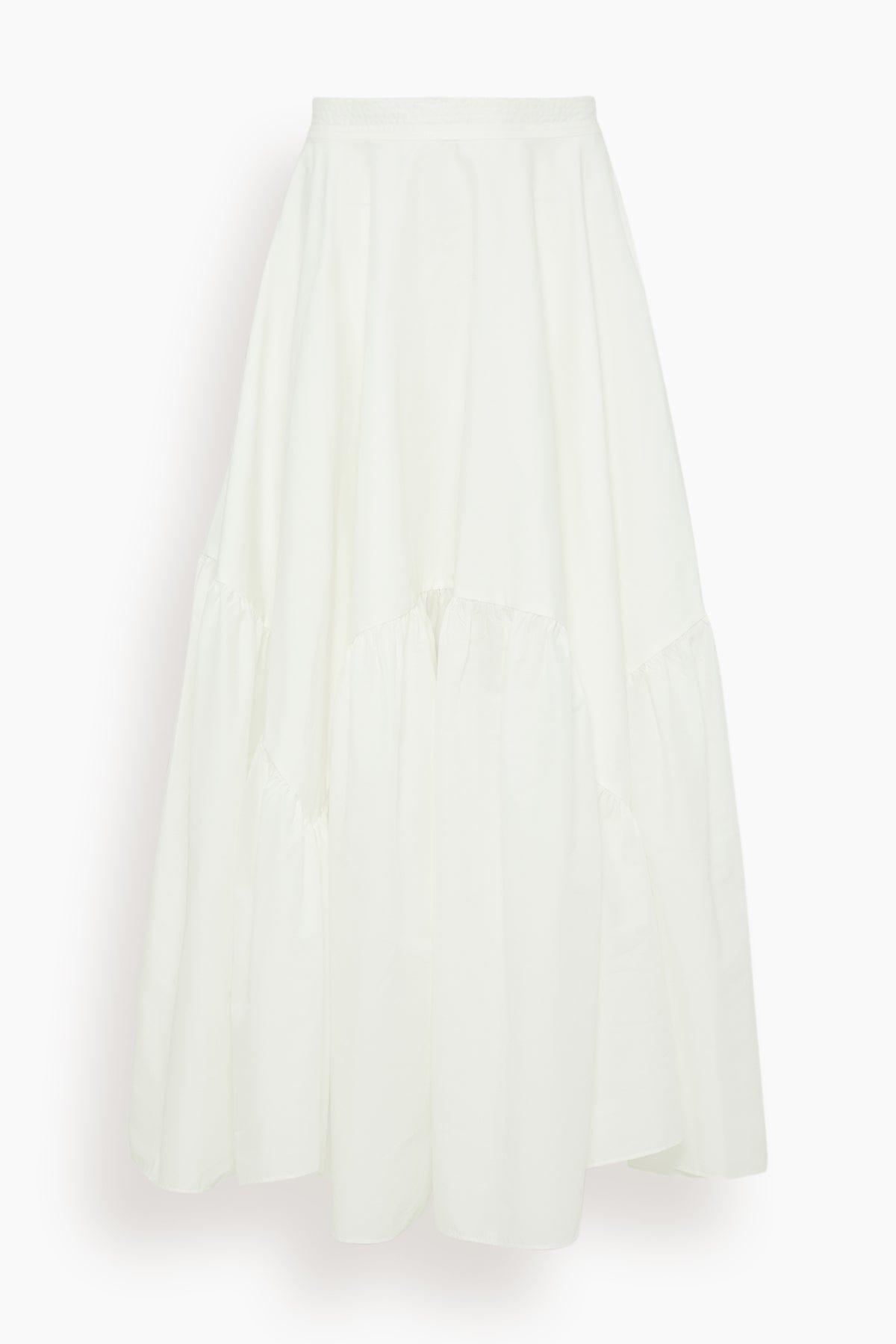 Astree Skirt in Ecru by VANESSA BRUNO