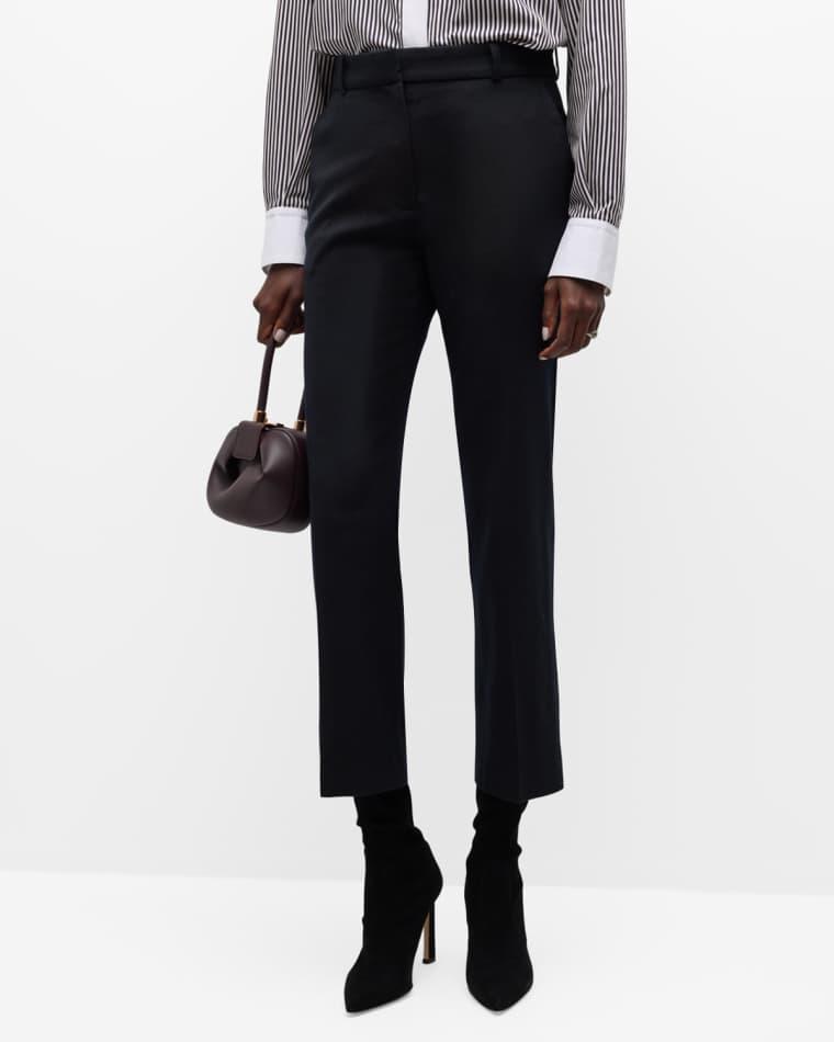 Dandy Cropped Straight-Leg Twill Pants by VANESSA BRUNO
