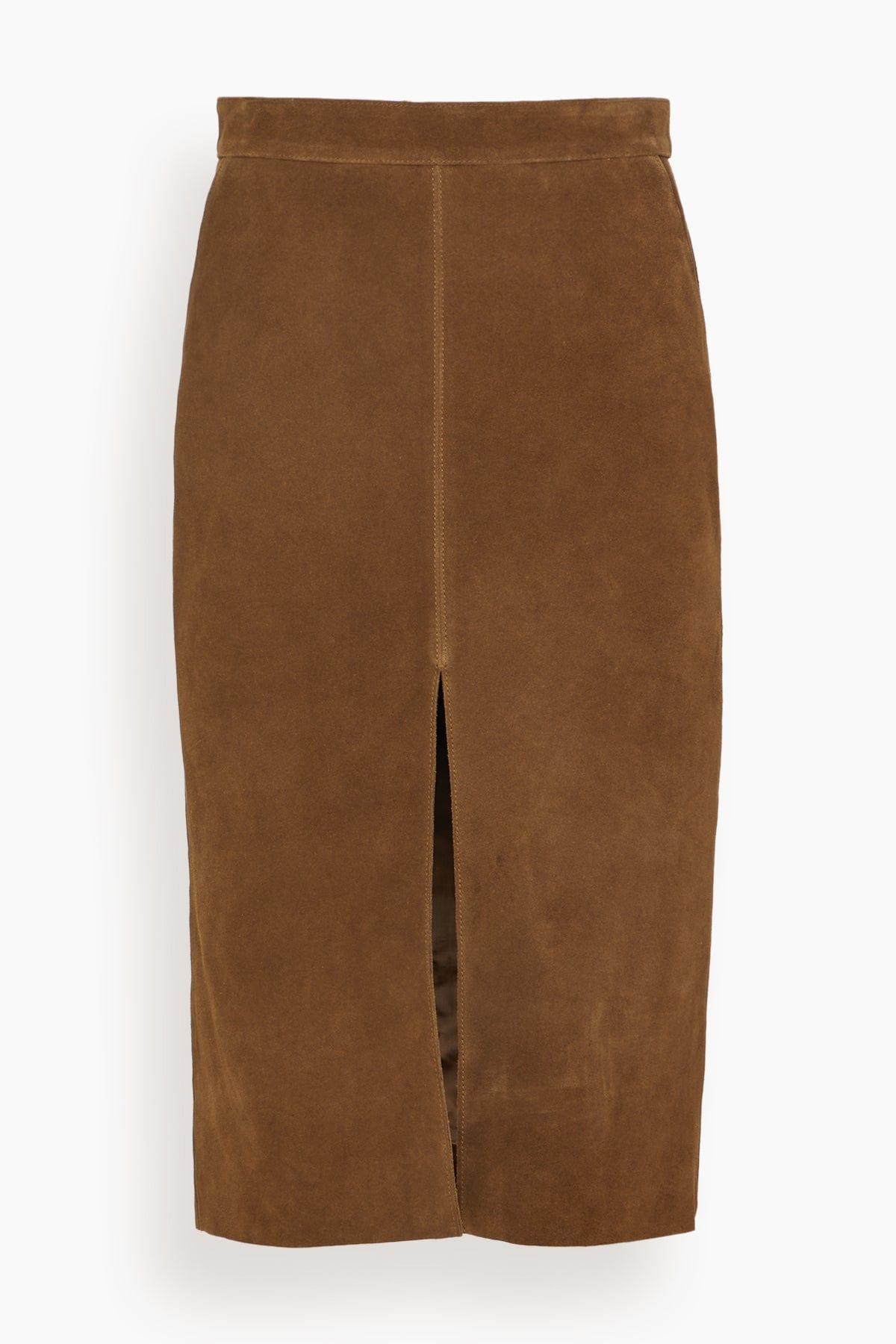 Dayna Skirt in Camel by VANESSA BRUNO