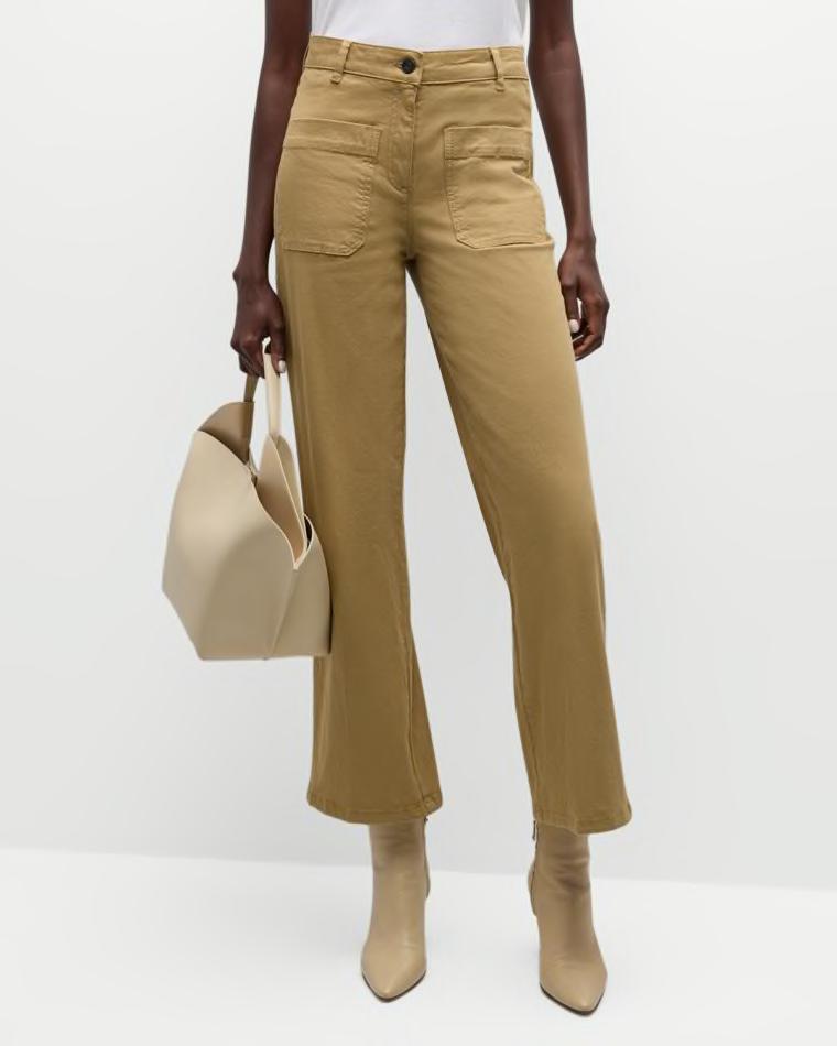 Delias Cropped Straight-Leg Pants by VANESSA BRUNO