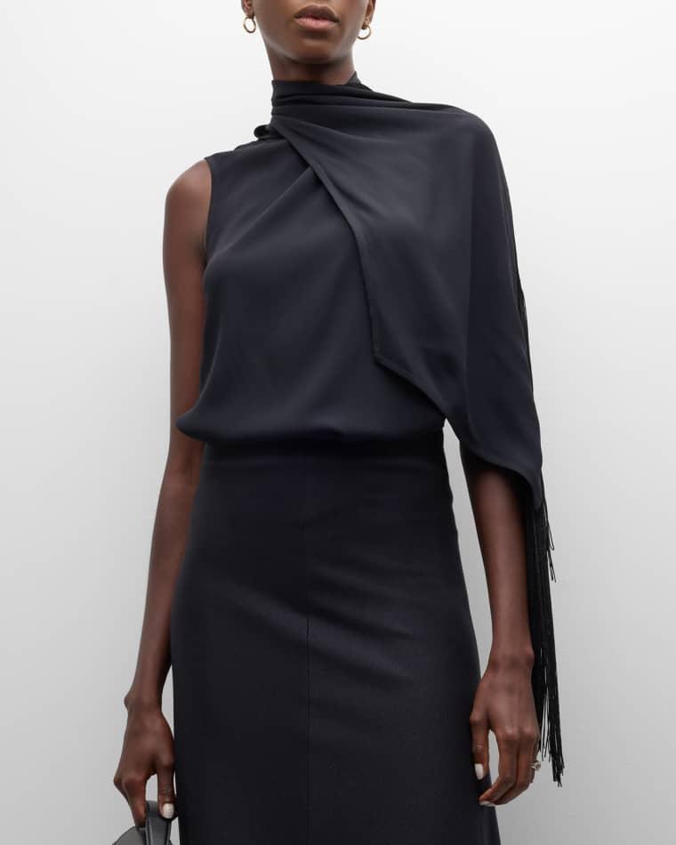 Django Fringe-Trim Turtleneck Top by VANESSA BRUNO