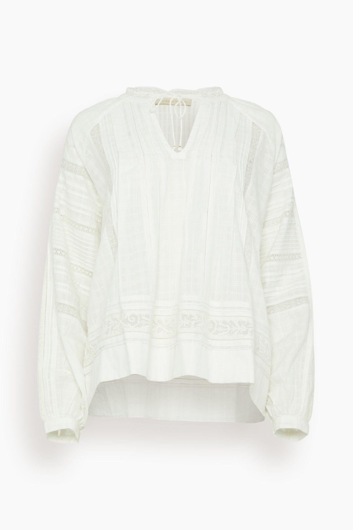 Elim Top in Ecru by VANESSA BRUNO