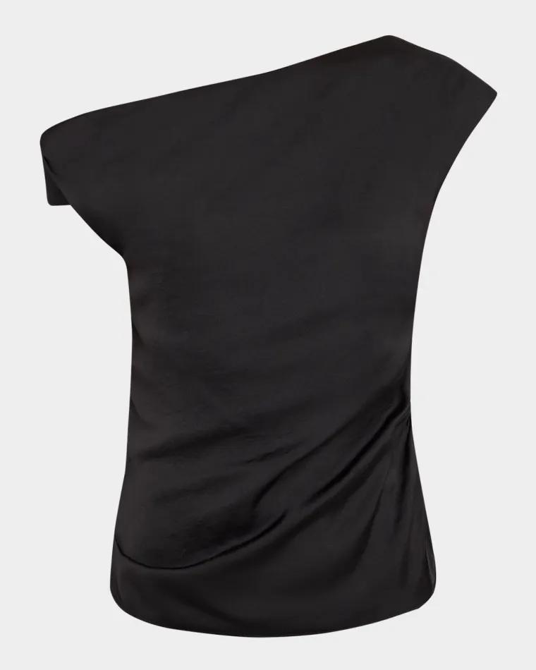 Ezai Draped One-Shoulder Blouse by VANESSA BRUNO