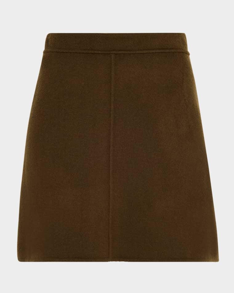 Juna Wool-Blend Mini Skirt by VANESSA BRUNO