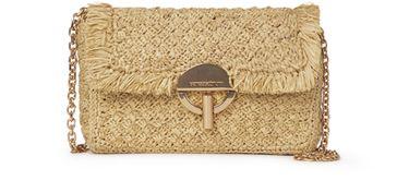 Mini Moon bag in raffia by VANESSA BRUNO