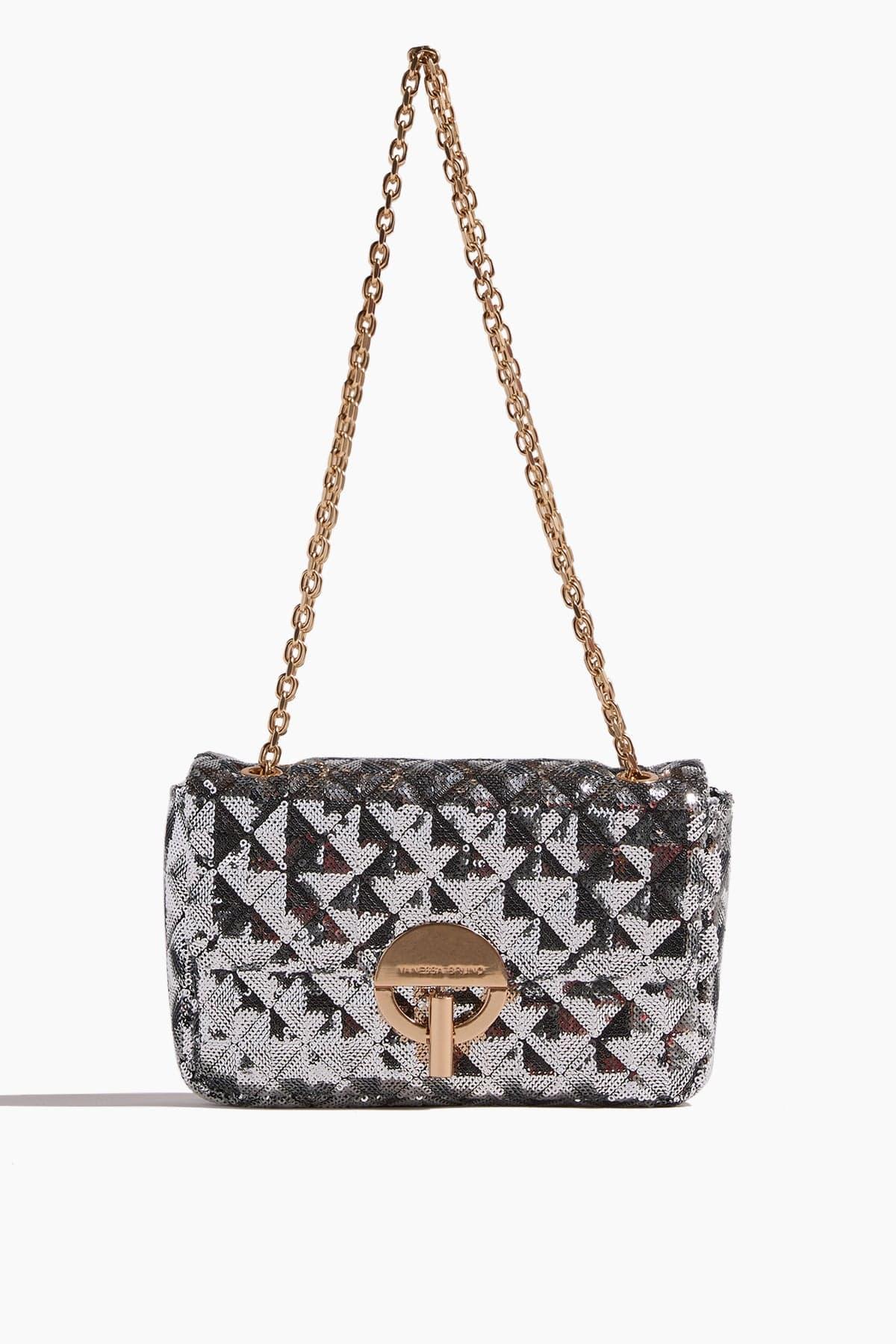 Moon Moyen Clutch in Argent by VANESSA BRUNO