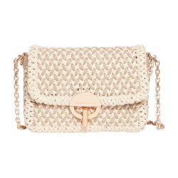 Moon small woven leather bag by VANESSA BRUNO