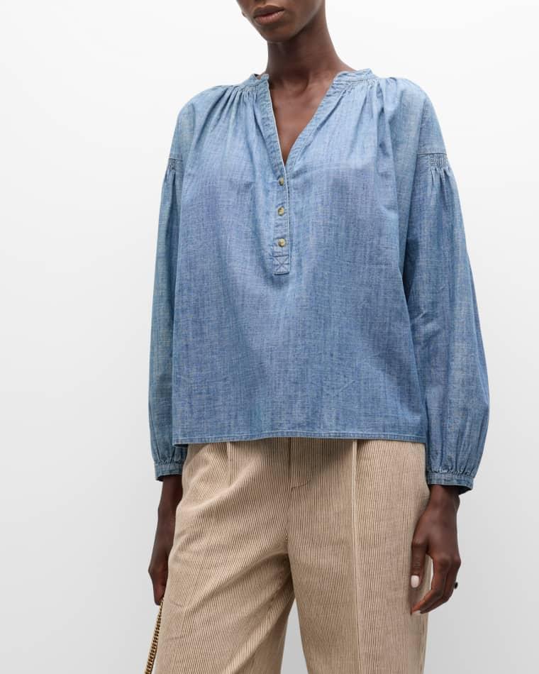 Nipoa Cotton Chambray Shirt by VANESSA BRUNO
