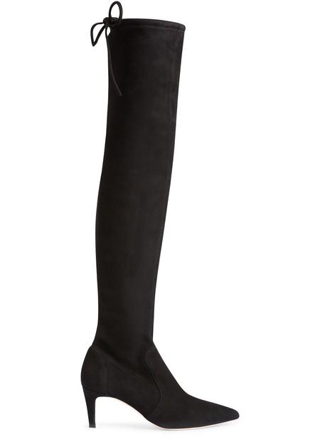 Nubuck Leather Thigh-High Boots by VANESSA BRUNO
