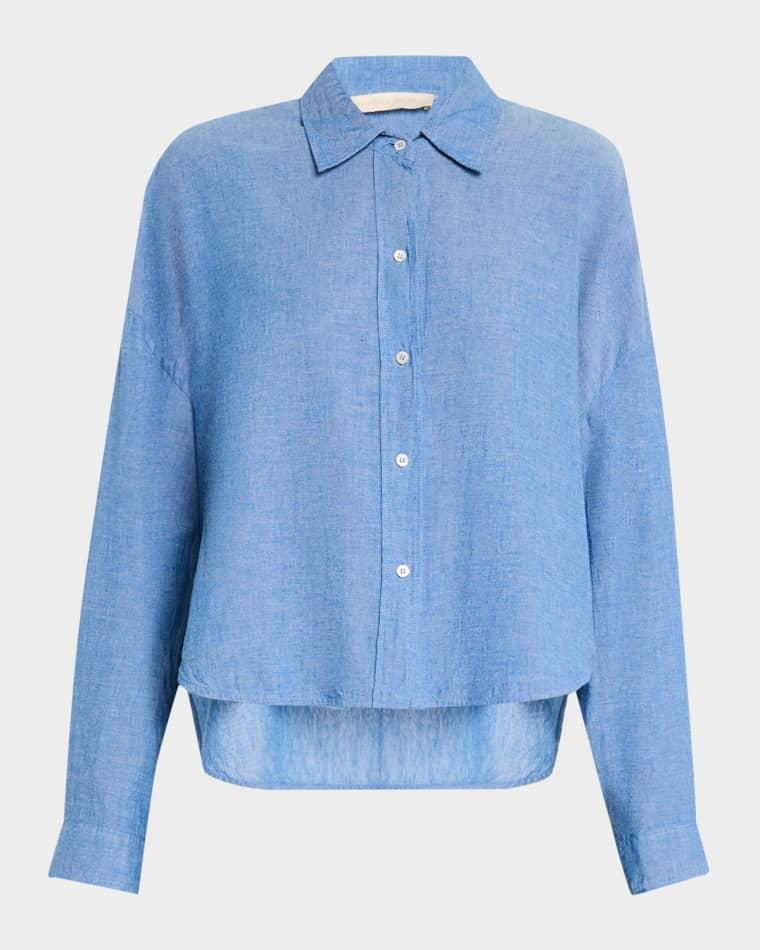 Oversized Button-Down Cotton Blouse by VANESSA BRUNO