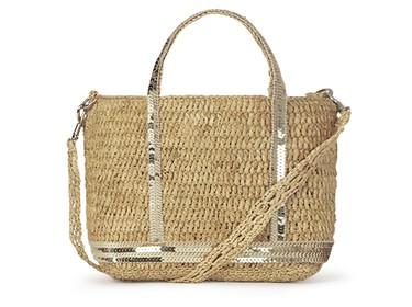 Raffia and sequins XS Cabas Tote by VANESSA BRUNO