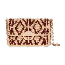 Raffia nano Moon bag by VANESSA BRUNO