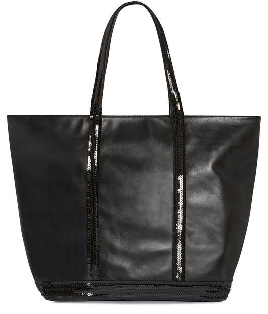 Smooth leather L cabas tote bag by VANESSA BRUNO