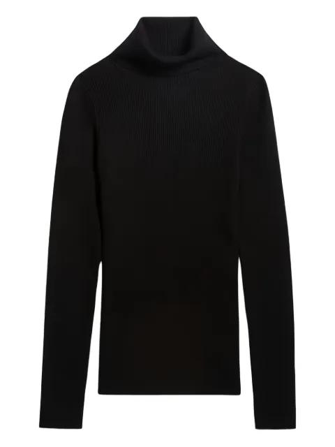 roll neck ribbed sweater by VANESSA BRUNO