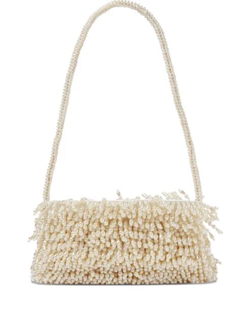 Cascade de Caresses beaded-fringe bag by VANINA