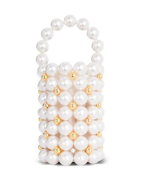 Le Comino pearl beaded bag by VANINA