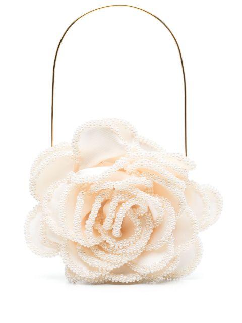Rose Des Vents clutch bag by VANINA