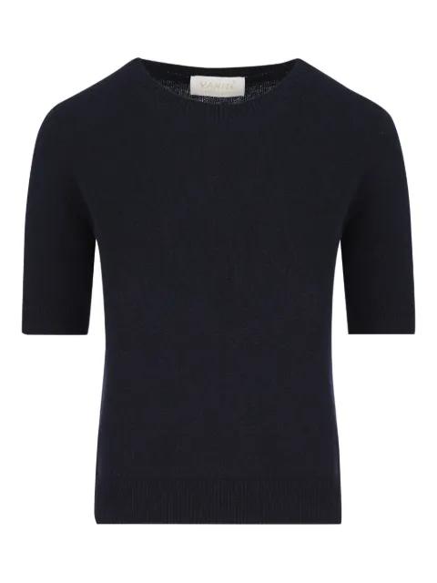 ribbed-hem cashmere top by VANISE