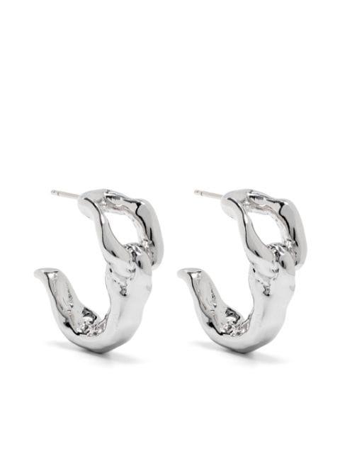 C hoop earrings by VANN JEWELRY