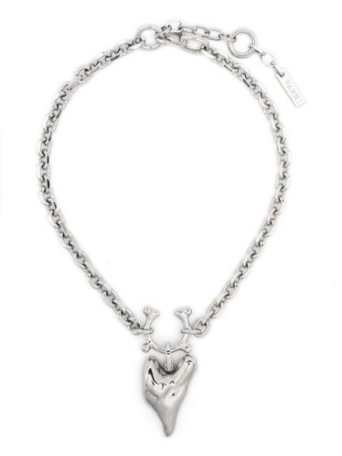 small heart choker necklace by VANN JEWELRY