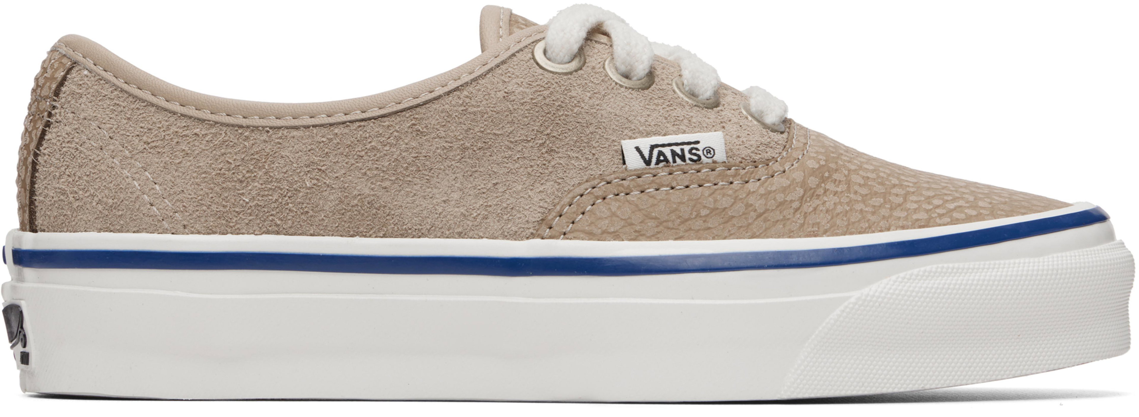 Beige OTW Authentic 44 Siped Vibram Sneakers by VANS