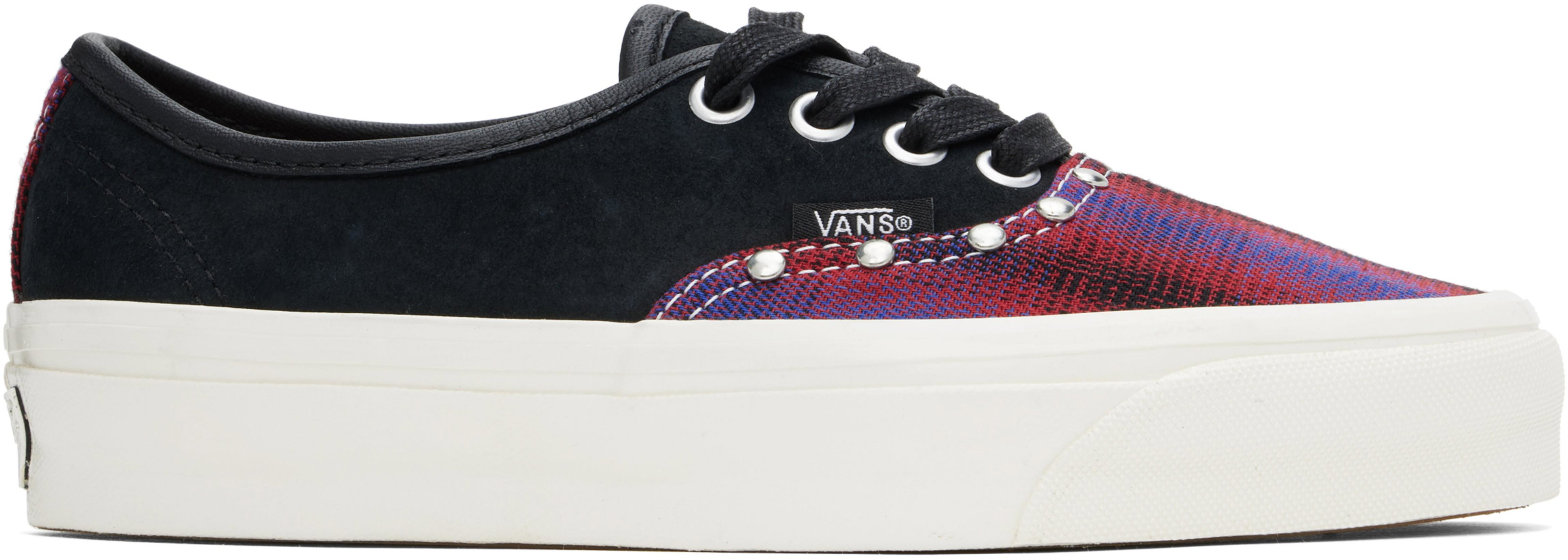Black & Purple LX Authentic Reissue 44 Sneakers by VANS