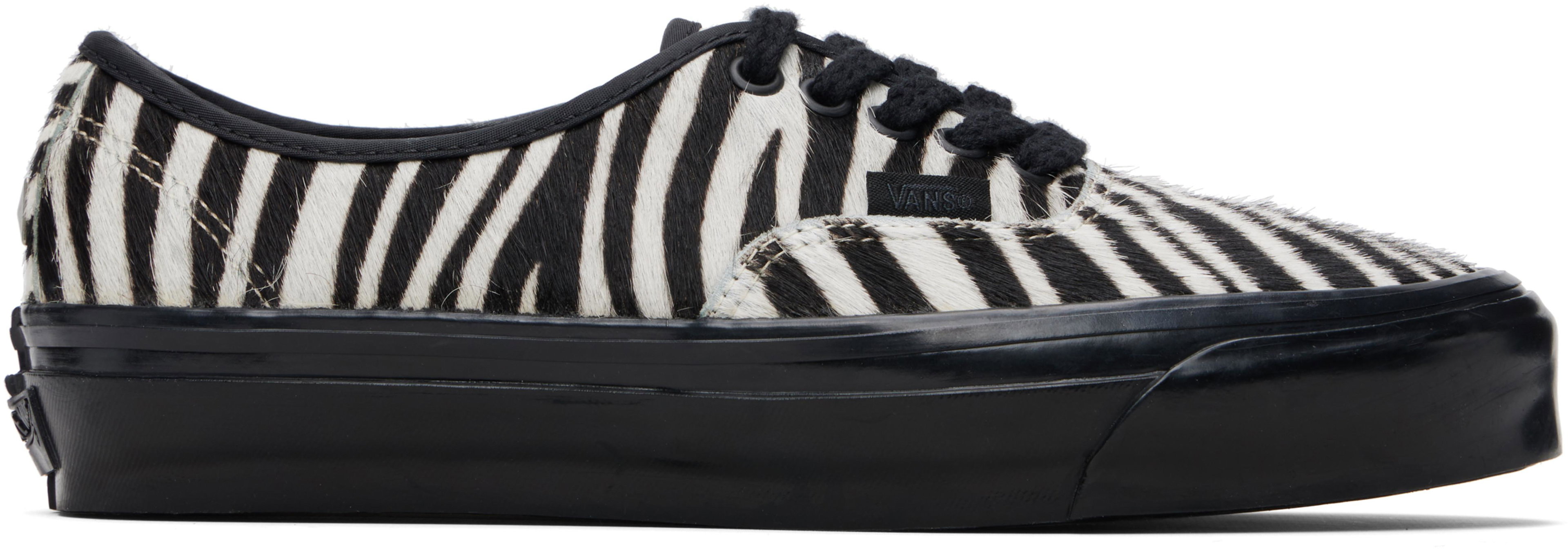 Black & White Life Is Unfair Edition LX Authentic 44 Sneakers by VANS