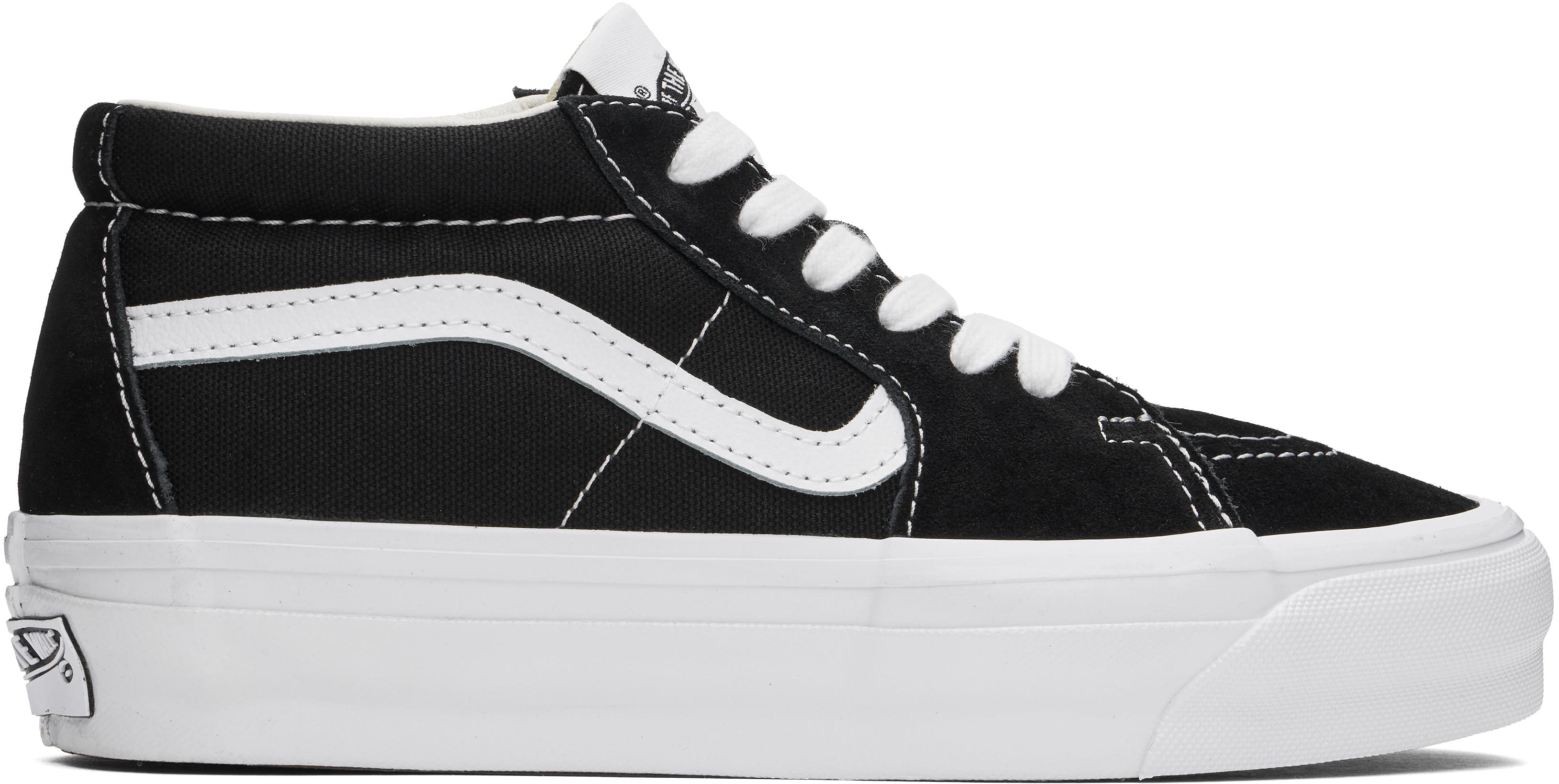 Black & White Premium Sk8-Mid Reissue 83 Sneakers by VANS