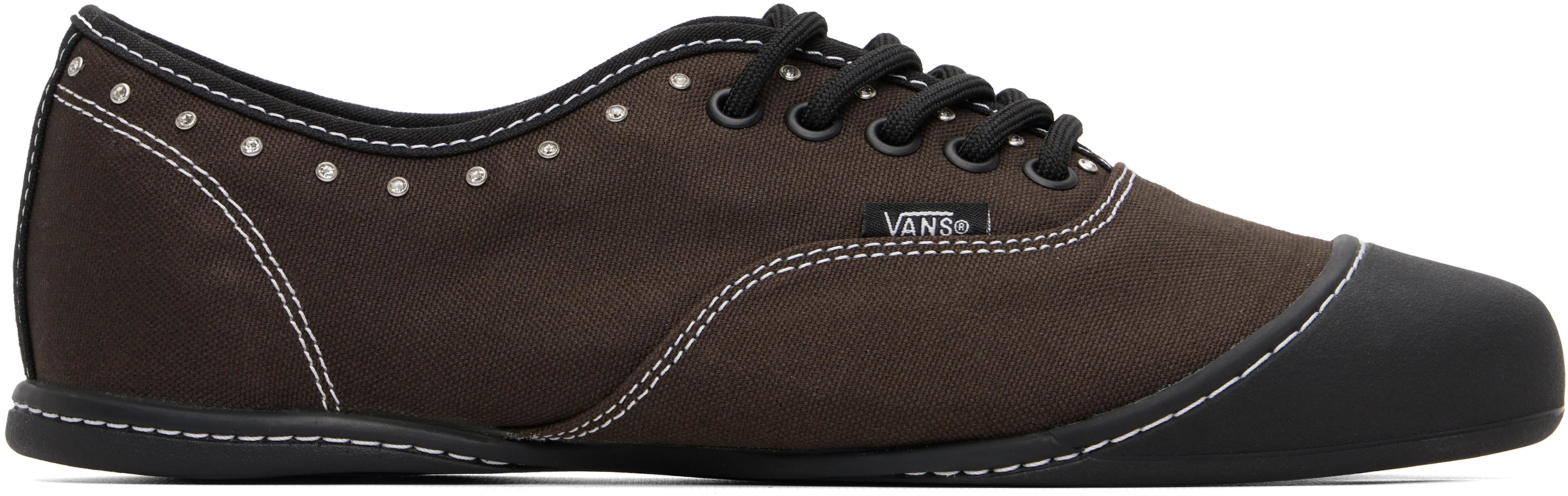 Brown LX Authentic Prima Sneakers by VANS