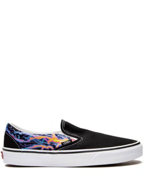 Classic Slip-On "Electric Flames" sneakers by VANS