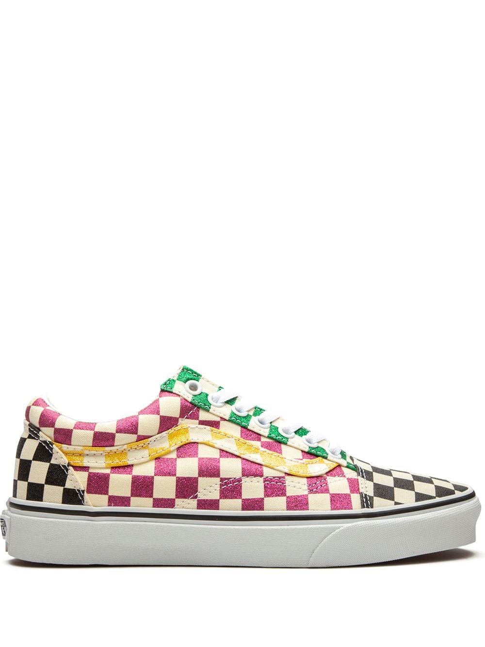 Old Skool "Glitter Check" sneakers by VANS