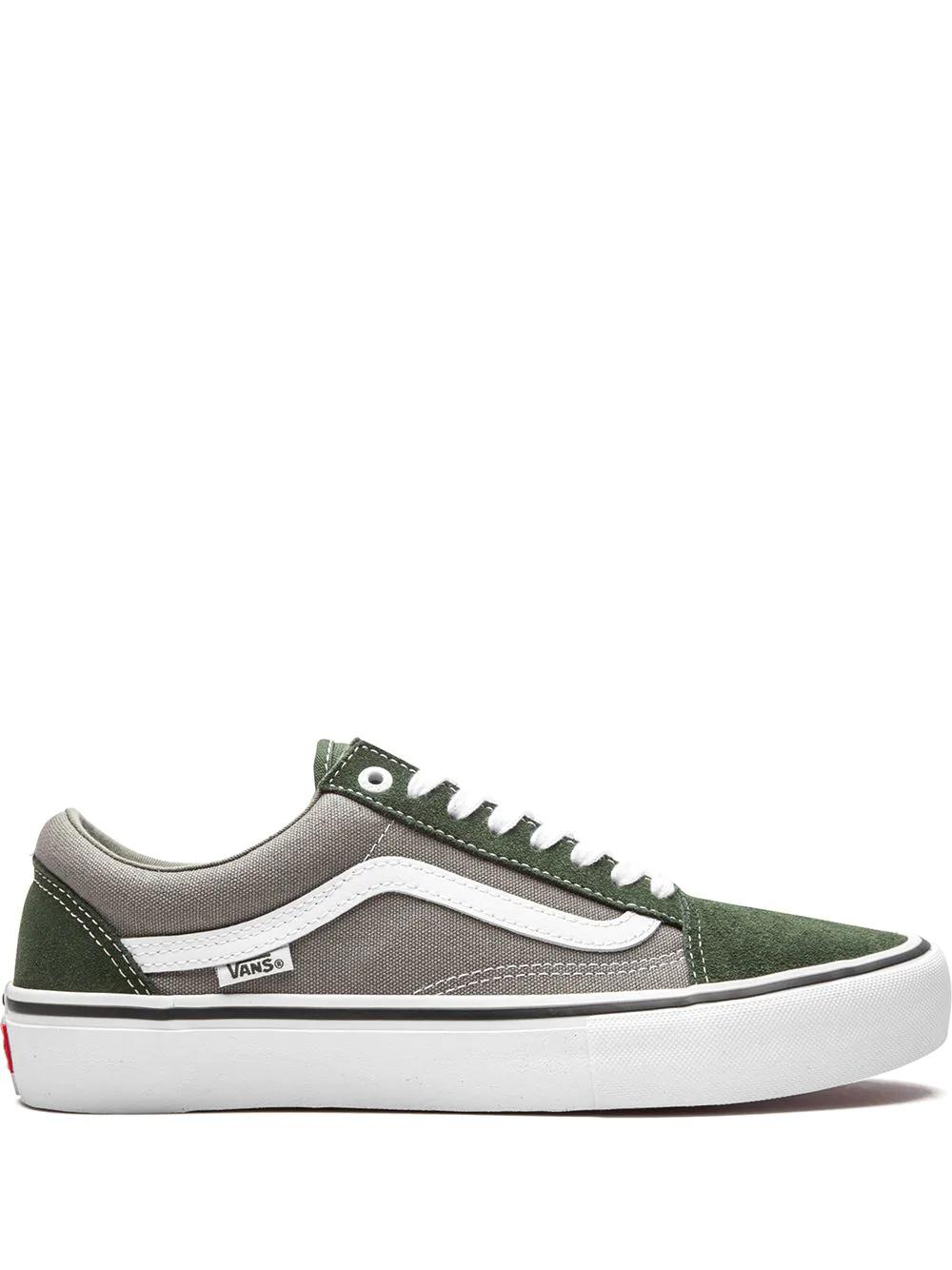 Old Skool Pro "Forest/Grey/White" sneakers by VANS