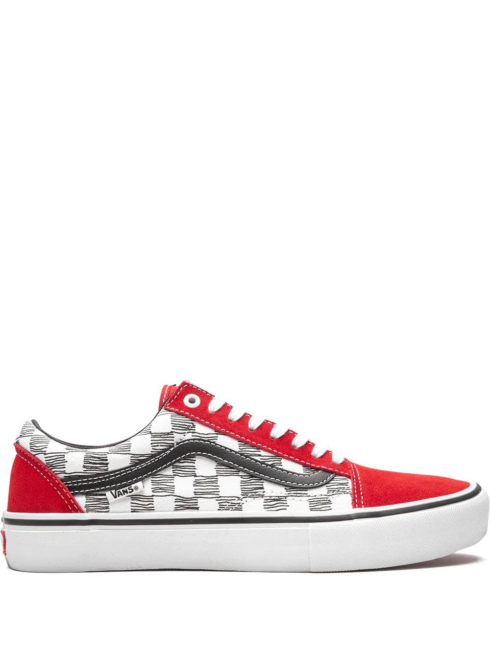 Old Skool Pro "Sketched Checkerboard" sneakers by VANS