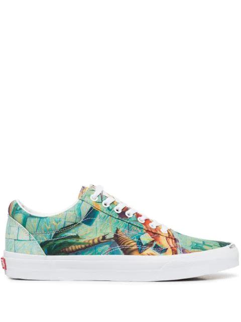 Old Skool illustrated-sneakers sneakers by VANS