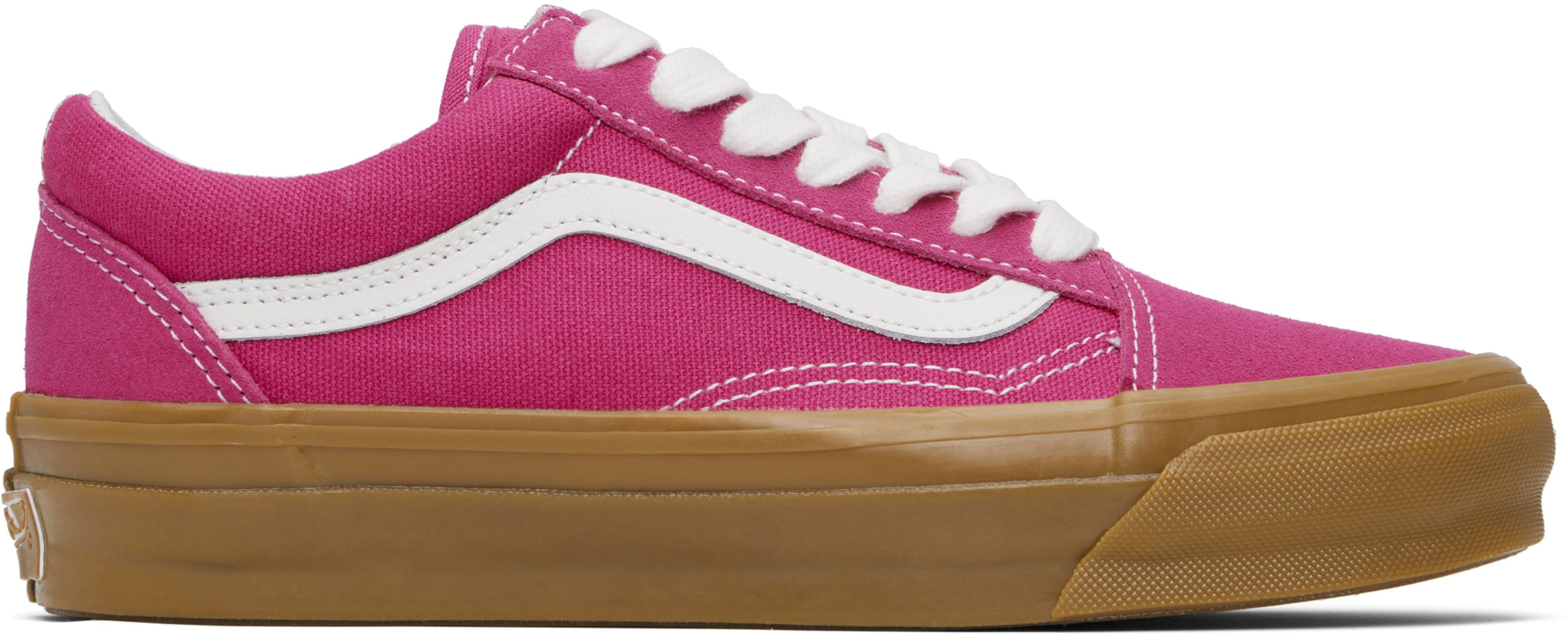 Pink Premium Old Skool Gum Sneakers by VANS