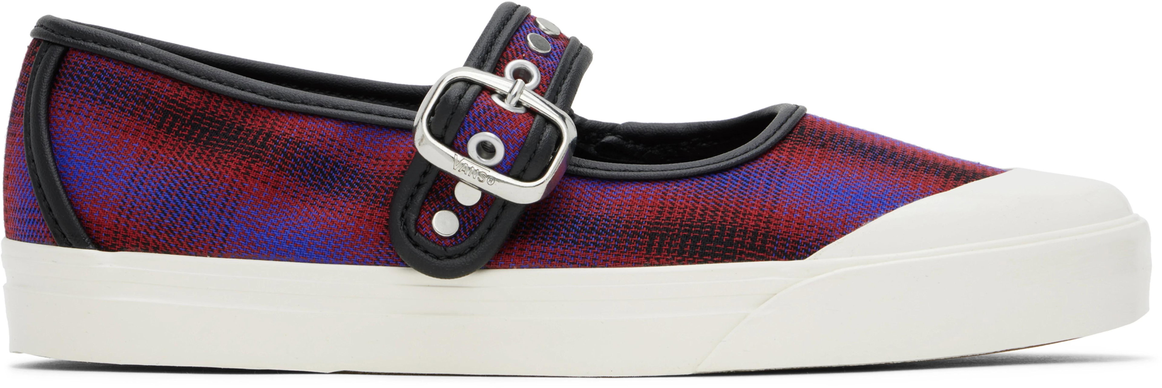 Red LX Mary Jane Lo Pro Ballerina Flats by VANS
