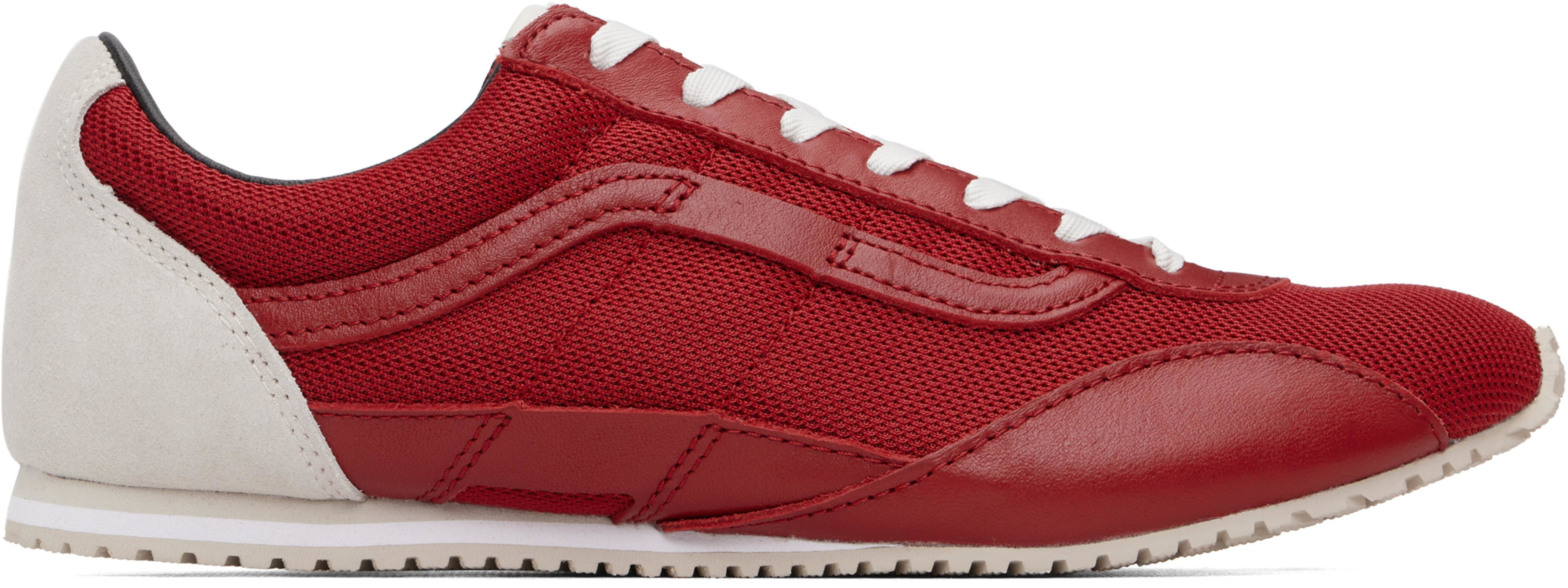 Red LX Super Lowpro Trainer Sneakers by VANS
